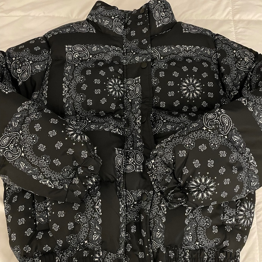 Paisley Puffer Jacket